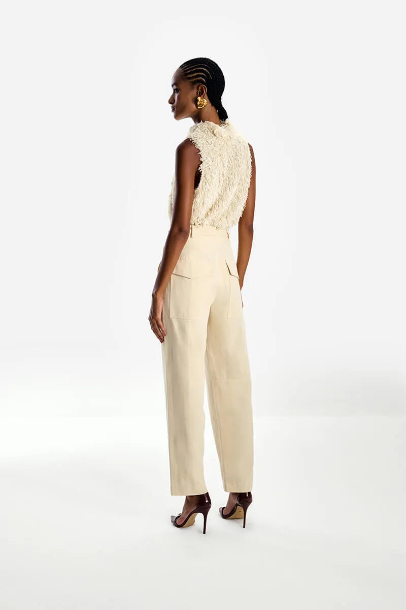 SKU Must-Have Sartoria Pants with Belt Natural