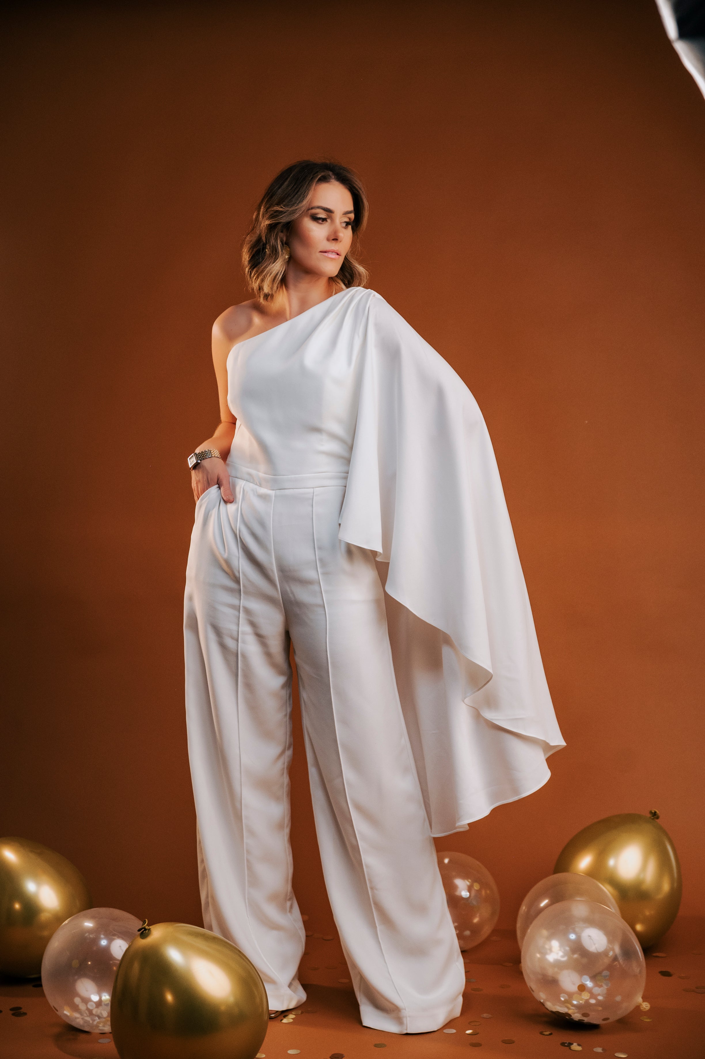 CRG Celebration One Shoulder Jumpsuit