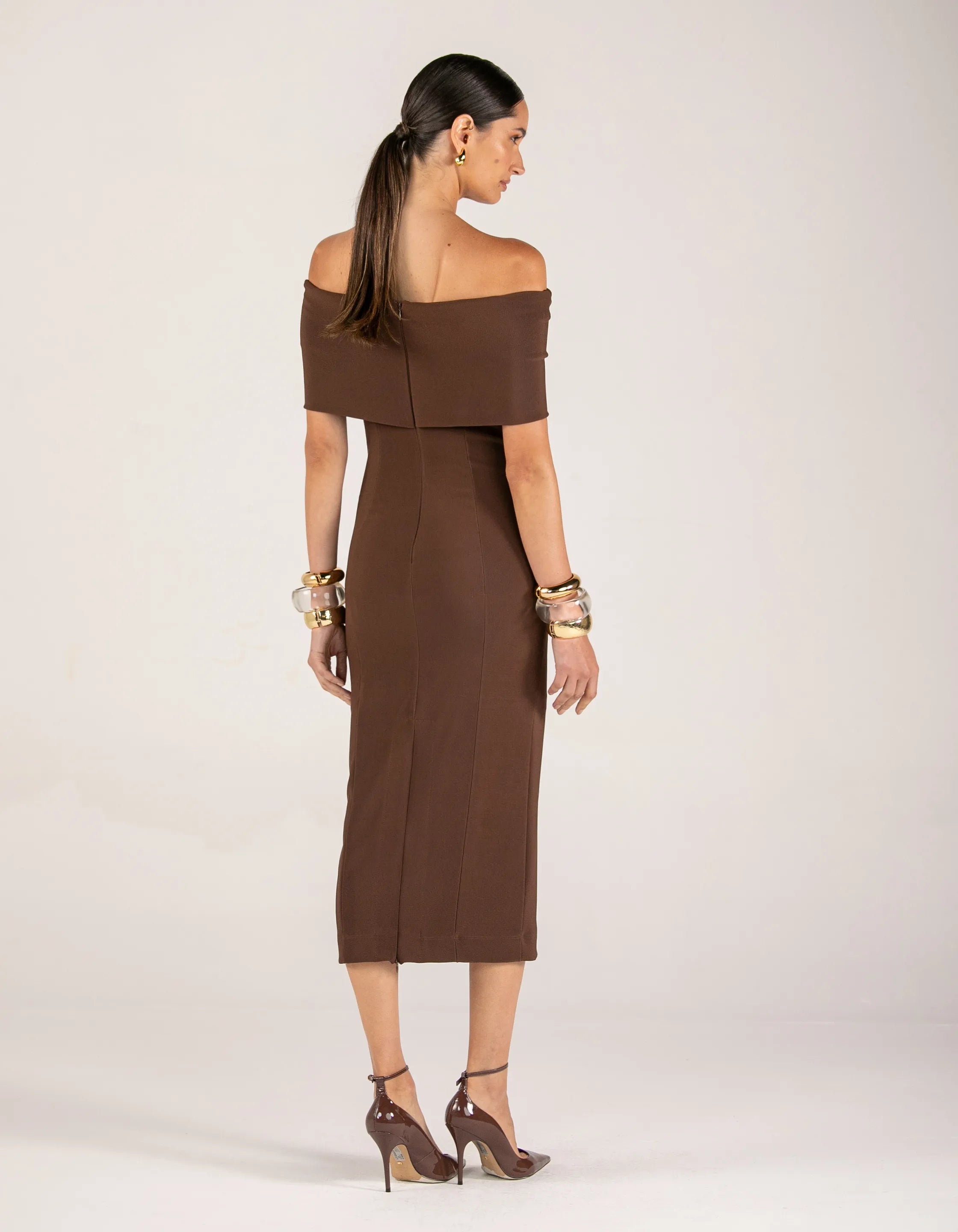 ANF Brown Midi Dress