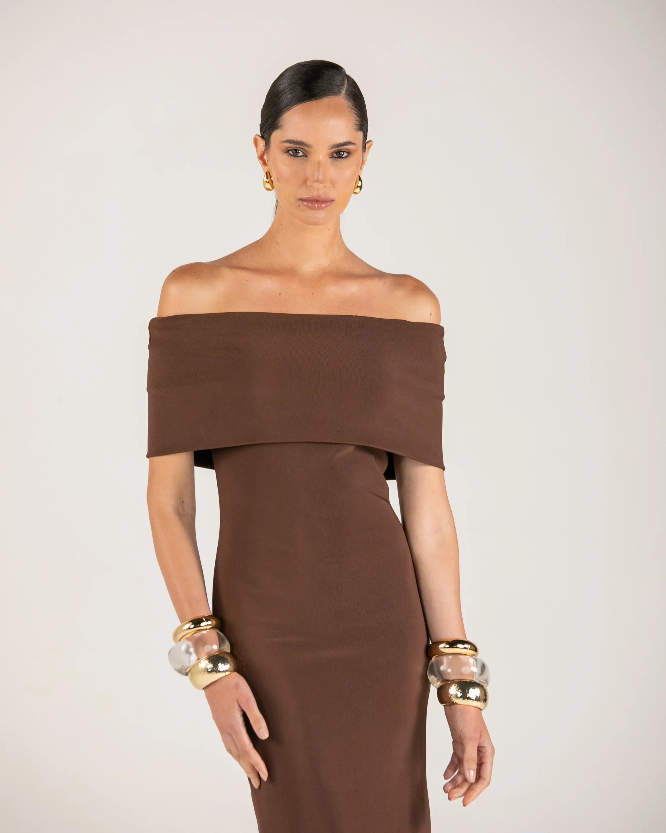 ANF Brown Midi Dress