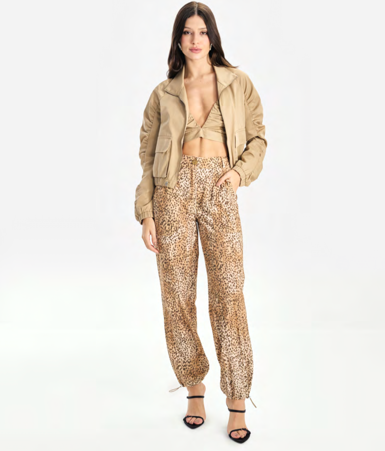 SKU Leopard Cargo Pants